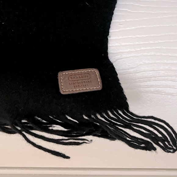 Coach 100% Cashmere Scarf - Picture 2 of 5